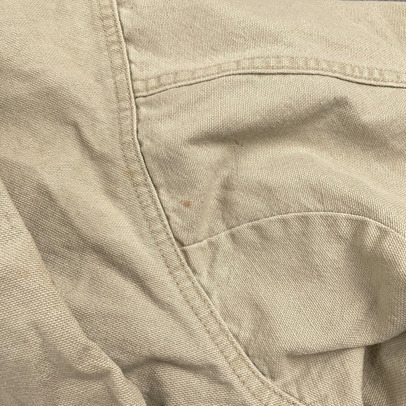 VTG LL Bean Jacket Womens Large Canvas Chore Barn Field Coat Corduroy Collar - Picture 11 of 15